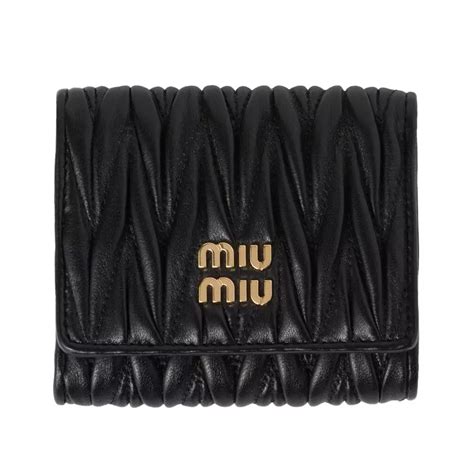 miu miu trifold wallet|Wallets And Small Leather Goods .